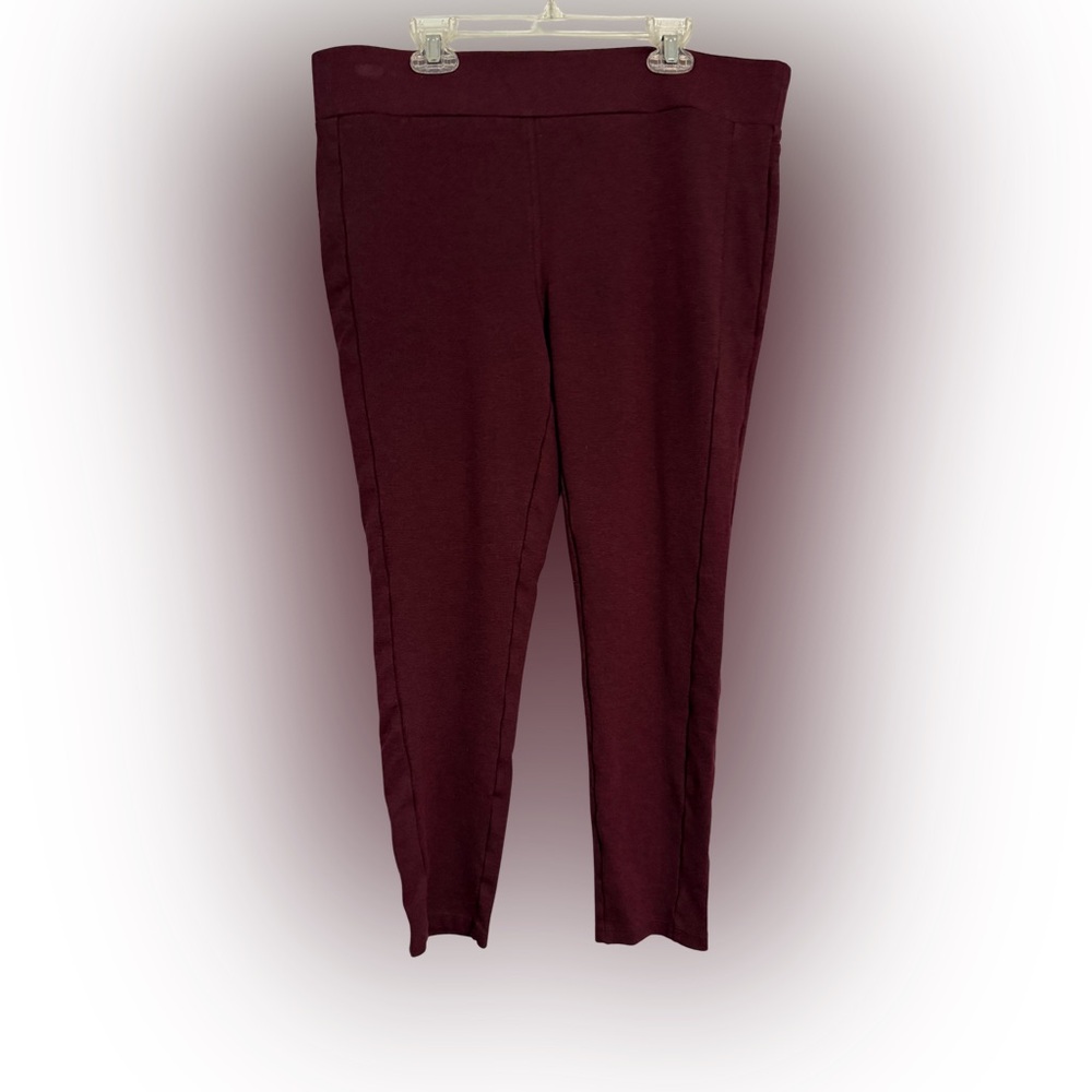 LOFT Burgundy Leggings